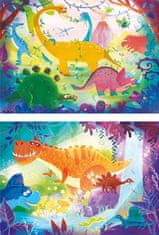 Clementoni Puzzle Zabavni dinozavri 2x20 kosov