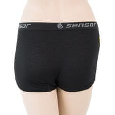 Sensor Ženske hlačne nogavice MERINO ACTIVE z nogavico črne - S