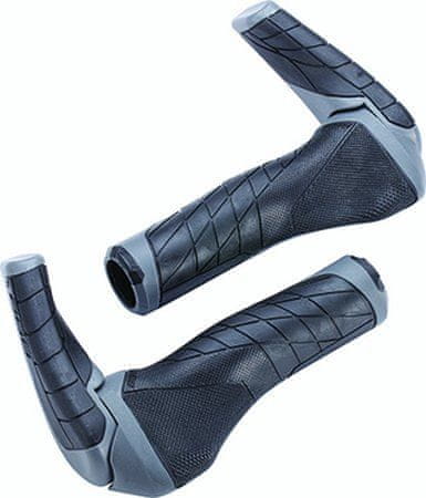 Ročaji+rogovi BHG-87 ErgoTechset black/grey
