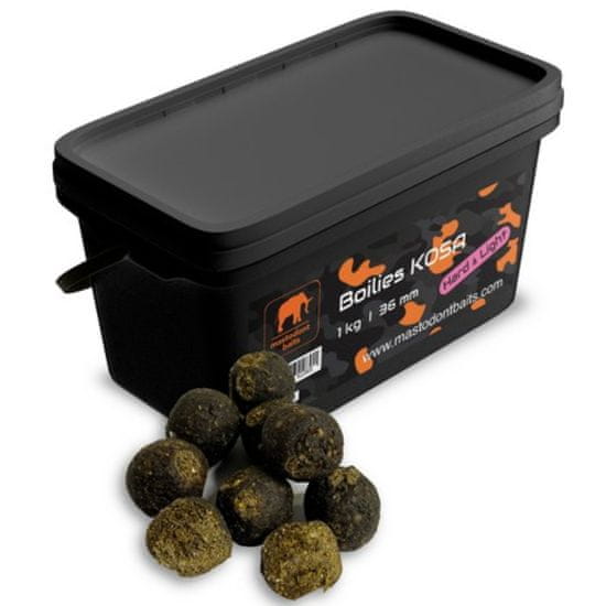 Mastodont Baits Mastodont Vabe Bojli KOSA 1 kg 36 mm "HARD &amp; LIGHT EDITION"