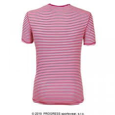 Progress Moška kratka majica MLs NKR z rdečimi črtami - XL