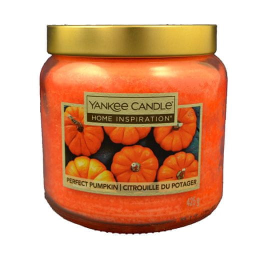Yankee Candle Home Inspiration Perfect Pumpkin Dišeča sveča, 425 g