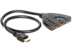 Delock HDMI 3 - 1 dvosmerno stikalo/razdelilnik