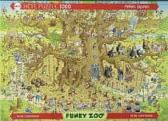 Heye Puzzle Crazy Zoo: Monkey Run 1000 kosov