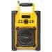 Nedis Digitalni radio / namizni/ moč 15 W/ FM/ Bluetooth/ IPX5/ baterija/ omrežno napajanje/ črna/ rumena