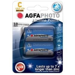 Agfaphoto Power alkalna baterija 1,5 V, LR14/C, blister 2 kosa