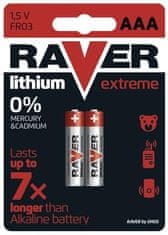 Raver AAA Extreme Lithium - 2 kosa