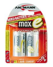 baterija C NiMH 4500 mAh (2 kosa) maxE