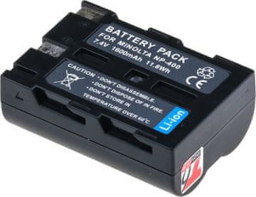 T6 power Baterija Minolta NP-400, Pentax D-Li50, Samsung SLB-1674, 1600mAh, 11,8Wh