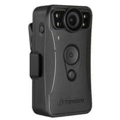 Transcend DrivePro Body 30 osebna kamera, Full HD 1080p, infrardeča LED, 64 GB pomnilnika, Wi-Fi, Bluetooth, USB 2.0, IP67, črna