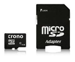 Crono microSDHC 16GB Class 10 + SD adapter