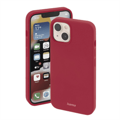 Hama MagCase Finest Feel PRO, ovitek za Apple iPhone 14, rdeč