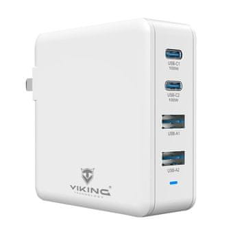 Viking Polnilec USB GaN 100W PD