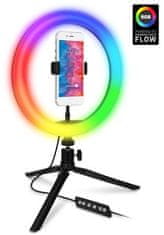Connect IT Selfie10RGB okrogla 10-palčna RGB LED luč