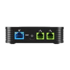 Grandstream HT802 (ATA), 2x FXS, 2 računa SIP, 1x LAN, 3-smerna konfiguracija, samodejno dodeljevanje