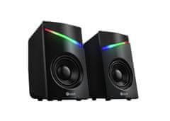 C-Tech SPK-15/Stereo/6W/črna