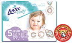 LINTEO BABY Premium plenice za enkratno uporabo 5 JUNIOR (11-21 kg) 42 kosov
