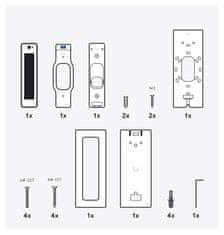 Ubiquiti UniFi Access Card Reader and Intercom G2 Professional, NFC, PoE, PIN, LCD, IP55, bela