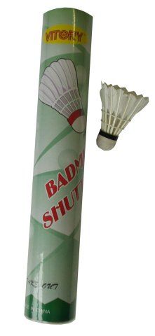 Brother Košarice za badminton s perjem 12 kosov bele barve