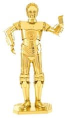Metal Earth 3D kovinski model Star Wars: C-3PO (zlati)