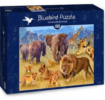 BLUEBIRD Puzzle Živali savane 1500 kosov