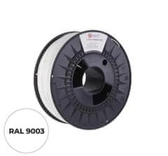 C-Tech PREMIUM LINE tiskarska vrvica (filament), ABS, transportna bela, RAL9003, 1,75mm, 1kg