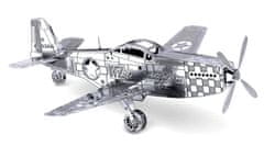 Metal Earth 3D sestavljanka Letalo Mustang P-51