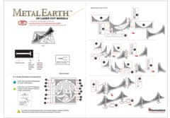 Metal Earth 3D sestavljanka Golden Gate Bridge (zlati)