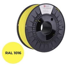 C-Tech tiskarska struna PREMIUM LINE ( filament ), PLA, žvepleno rumena, RAL1016, 1,75mm, 1kg