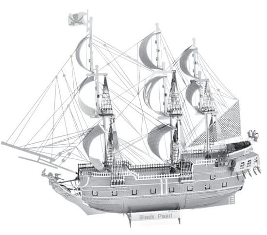 Metal Earth 3D puzzle Black Pearl - Črni biser (ICONX)