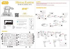 Metal Earth 3D sestavljanka Vojna zvezd: AT-AT