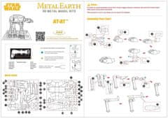 Metal Earth 3D sestavljanka Vojna zvezd: AT-AT