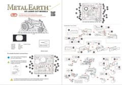 Metal Earth Kovinska Zemlja 3D sestavljanka: Kmetijski traktor