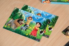 Ravensburger Sestavljanka Heidi: Skupaj v gorah 2x12 kosov