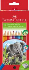 Faber-Castell Jumbo barvice 10 kosov + svinčnik