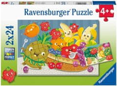 Ravensburger Sestavljanka Odraslo sadje 2x24 kosov