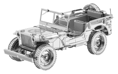 Metal Earth 3D sestavljanka Jeep Willys MB Overland (ICONX)