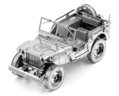 Metal Earth 3D sestavljanka Jeep Willys MB Overland (ICONX)