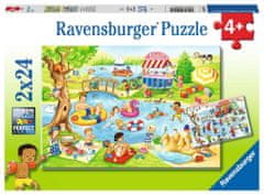 Ravensburger Sestavljanka Zabava ob ribniku 2x24 kosov
