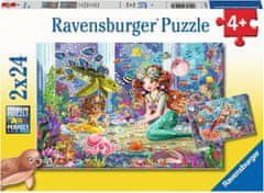 Ravensburger Morska deklica Puzzle 2x24 kosov