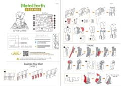 Metal Earth 3D sestavljanka Justice League: Figura kiborga