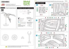 Metal Earth 3D sestavljanka Parrot (ICONX)