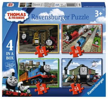 Ravensburger Thomas the Tank Engine Puzzle 4v1 (12,16,20,24 kosov)