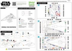 Metal Earth 3D sestavljanka Star Wars: Imperial Star Destroyer (ICONX)
