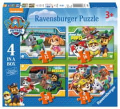 Ravensburger Puzzle Paw Patrol 4v1 (12,16,20,24 kosov)