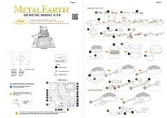 Metal Earth 3D sestavljanka Doctor Who: Dalek (zlato)
