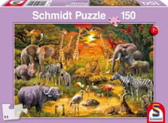 Schmidt Puzzle Afriške živali 150 kosov