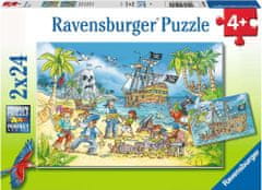 Ravensburger Adventure Island Puzzle 2x24 kosov