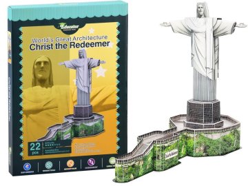 Educator 3D sestavljanka Kristus Odrešenik 22 kosov