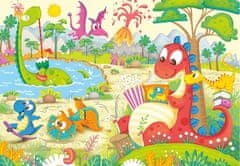 Ravensburger Puzzle Priljubljeni dinozavri 2x12 kosov